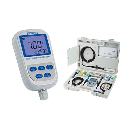 上海三信便攜式pH/ORP/電導(dǎo)率/溶解氧儀SX751